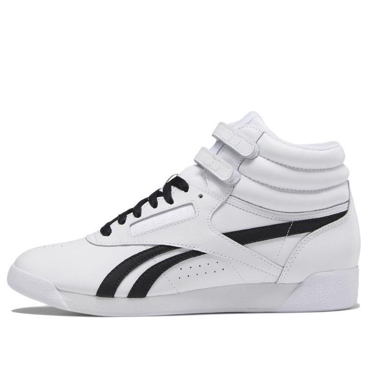 (WMNS) Reebok Freestyle High 'White Black' DV7769