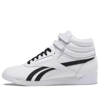 (WMNS) Reebok Freestyle High 'White Black' DV7769