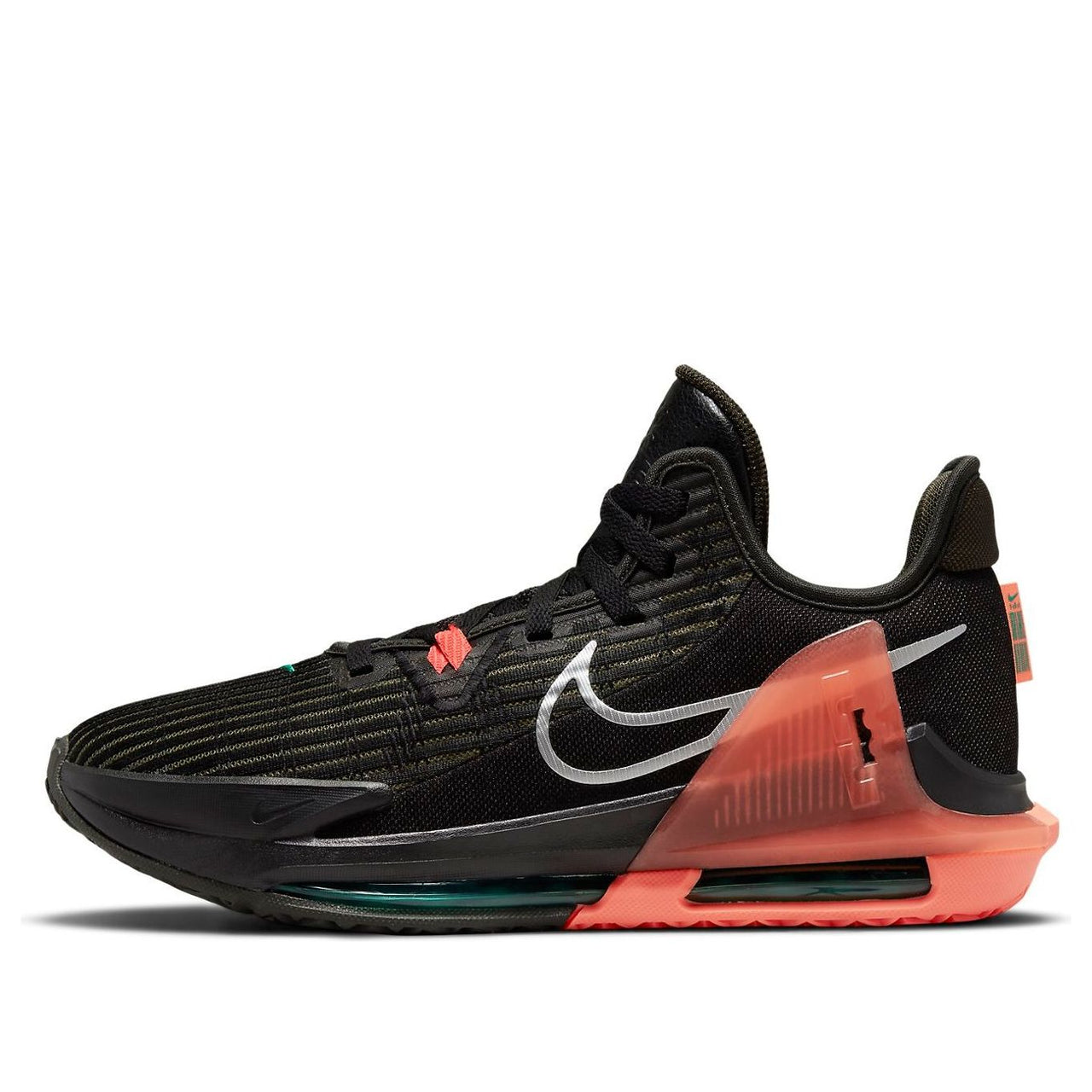 Nike LeBron Witness 6 'Black Sequoia Crimson Pulse' CZ4052-001