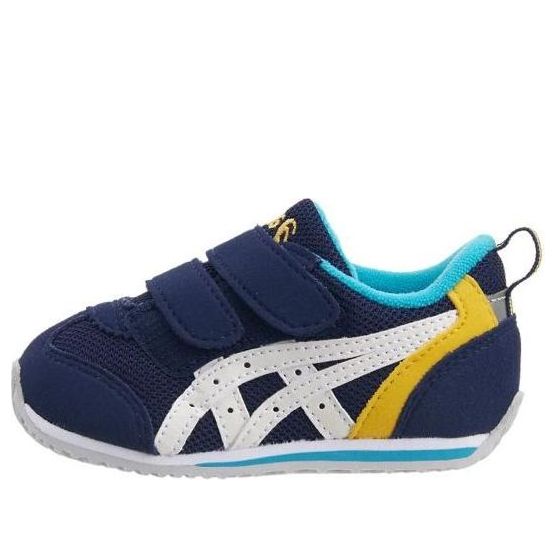 (TD) ASICS ldaho Baby 3 Running Shoes Blue/White TUB165-5001