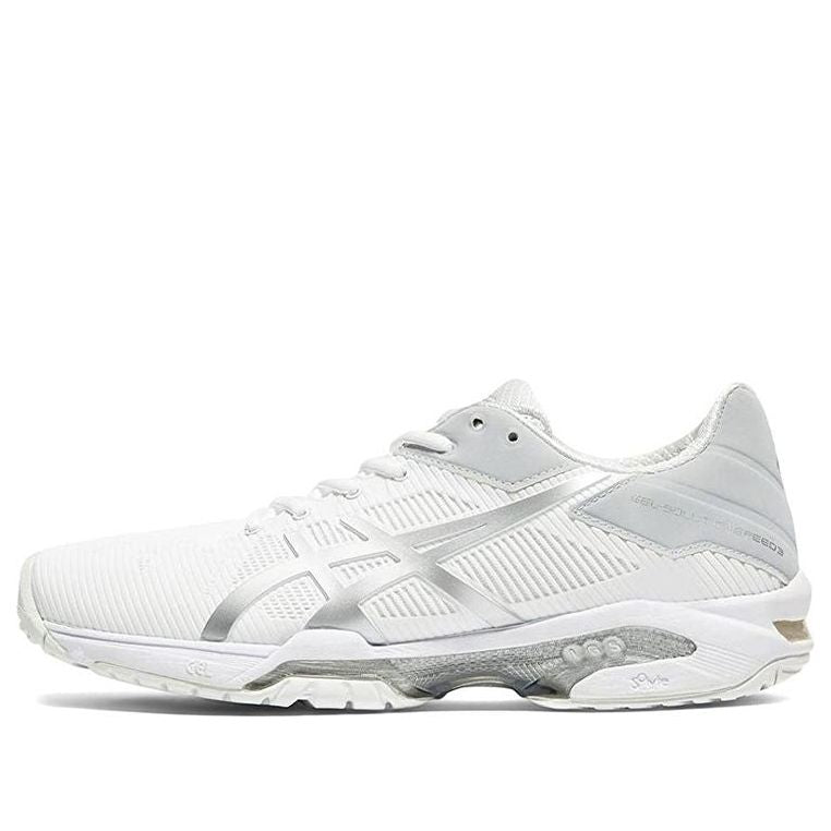 (WMNS) ASICS Gel-Solution Speed 3 White/Silver E650N-0193