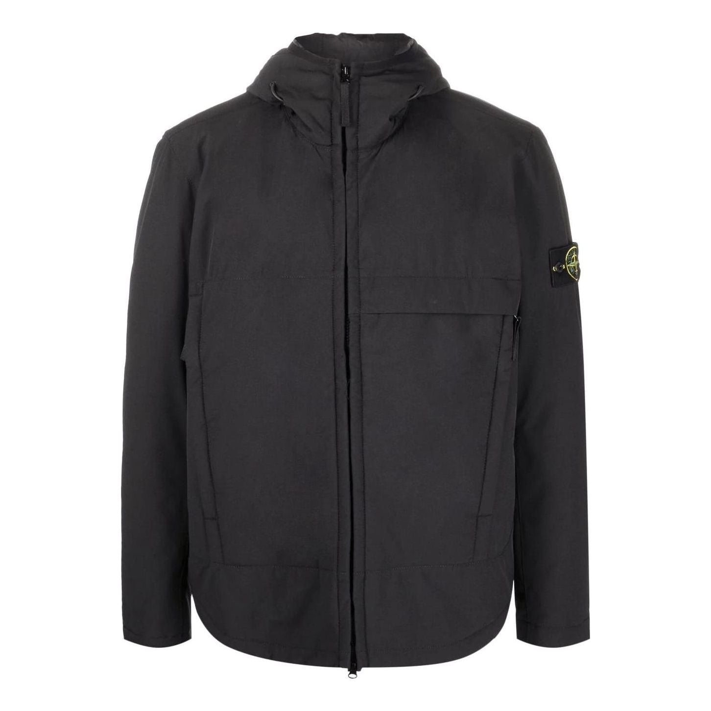 STONE ISLAND Soft-Shell Primaloft Hooded Jacket 'Black' 771540527-V0029