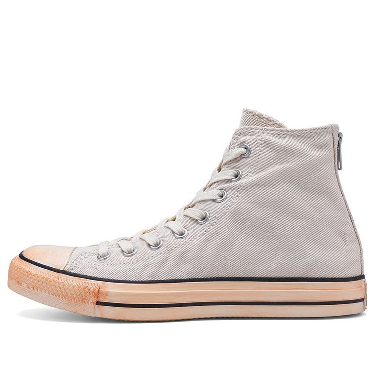 Converse Chuck Taylor All Star Back Zip Vintage Wash In Turtledove 'White Grey' 144772C