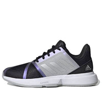 (WMNS) adidas CourtJam Bounce 'Black Silver Metallic' FX1525