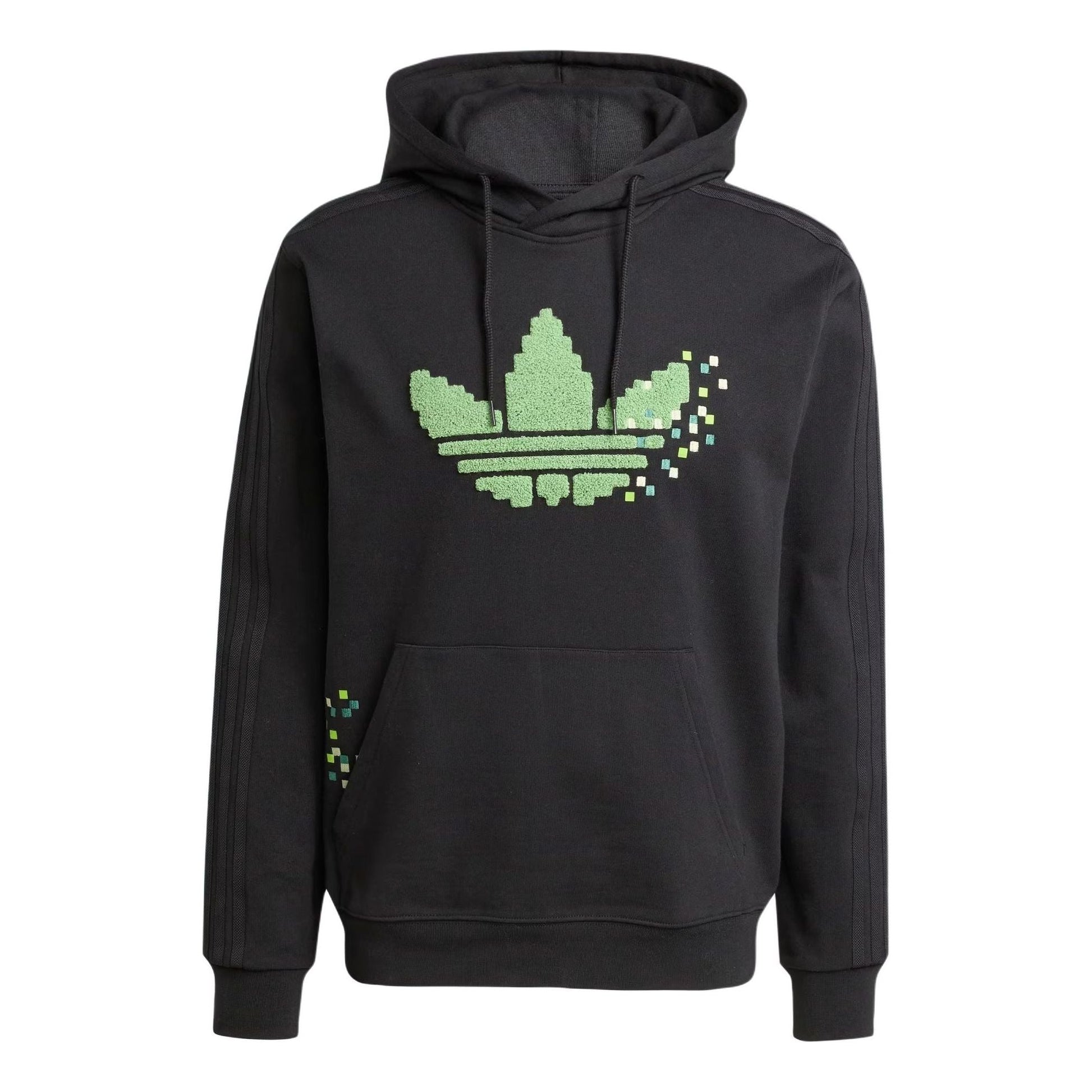 adidas x Minecraft Graphic Hoodie Asia Sizing 'Black' JZ9920