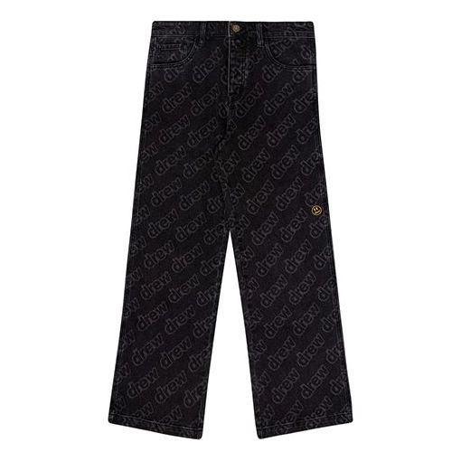 Drew House Drew Print Pants 'Black' DR-FW22-521