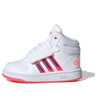 (TD) adidas adidas Hoops 2.0 Mid 'White Pink' FW7609