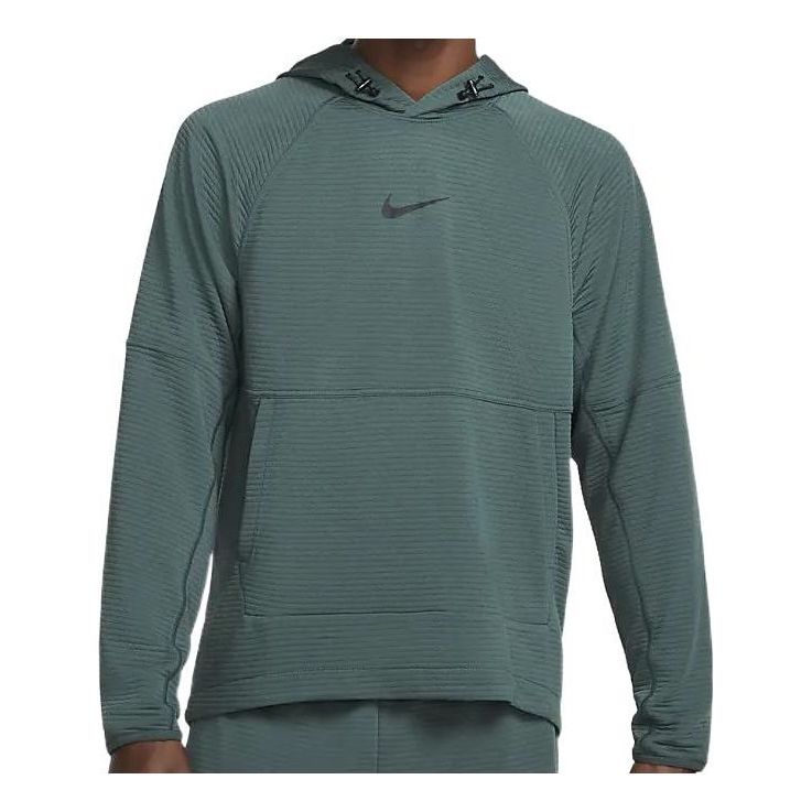 Nike Pro Dri-FIT Fleece Fitness Sweatshirt 'Faded Spruce' DV9821-309