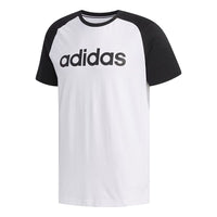 adidas neo Colorblock Round Neck Short Sleeve White EI4728
