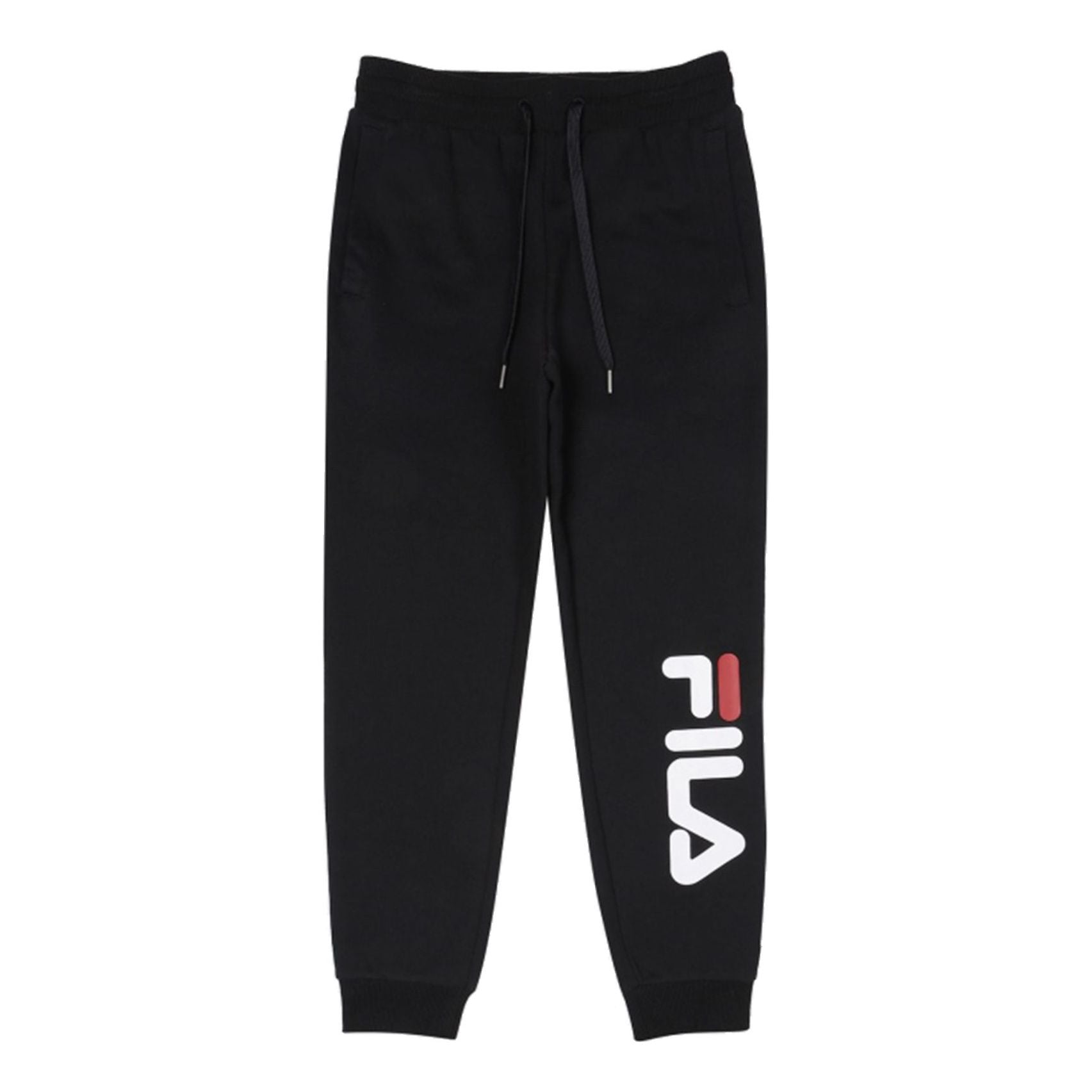 FILA Heritage Logo Printing jogging Bundle Feet Sports Pants Black FS2FPD1111X-BLK
