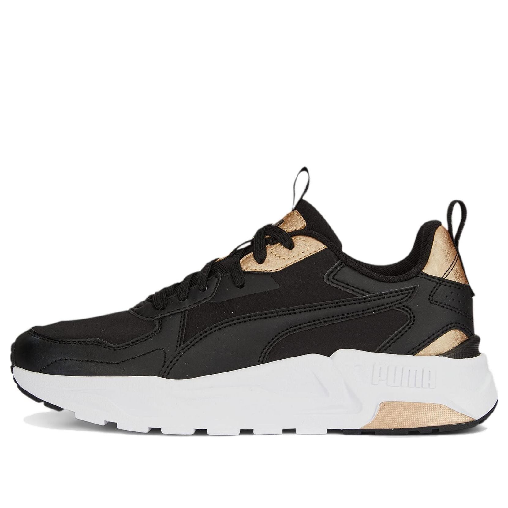 (WMNS) PUMA Trinity Lite 'Metallic - Black Gold' 389293-01