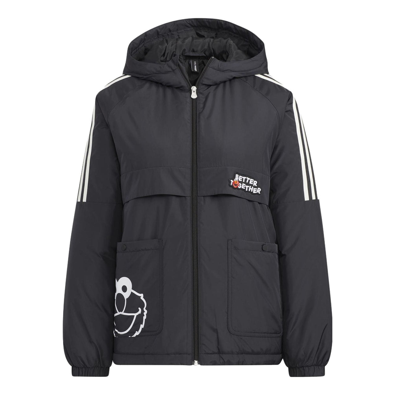 (WMNS) adidas X Sesame Street Jacket 'Black' HM7478