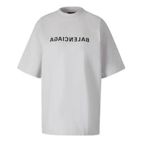 Balenciaga Mirror Balenciaga T-Shirt Medium Fit 'White' 764235TNVR2-9784