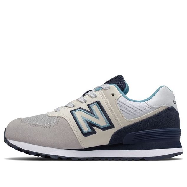 New Balance Kids' 574 Shadow Logo Pack Grey/Blue PC574UPN