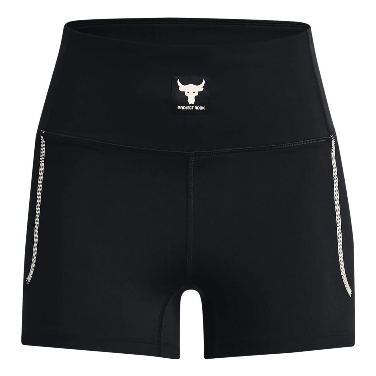(WMNS) Under Armour Project Rock Meridian Shorts 'Black' 1377461-001