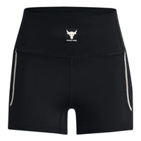 (WMNS) Under Armour Project Rock Meridian Shorts 'Black' 1377461-001