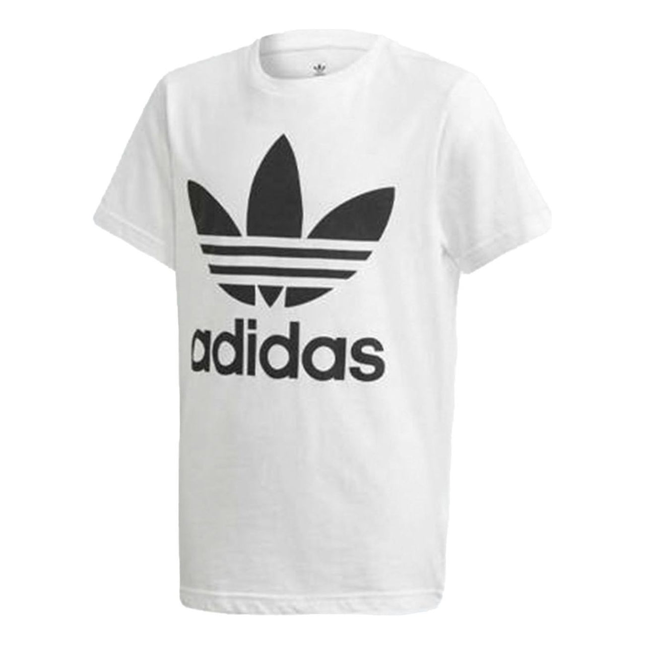 (GS) adidas Originals Trefoil T-Shirt 'White Black' DV2904