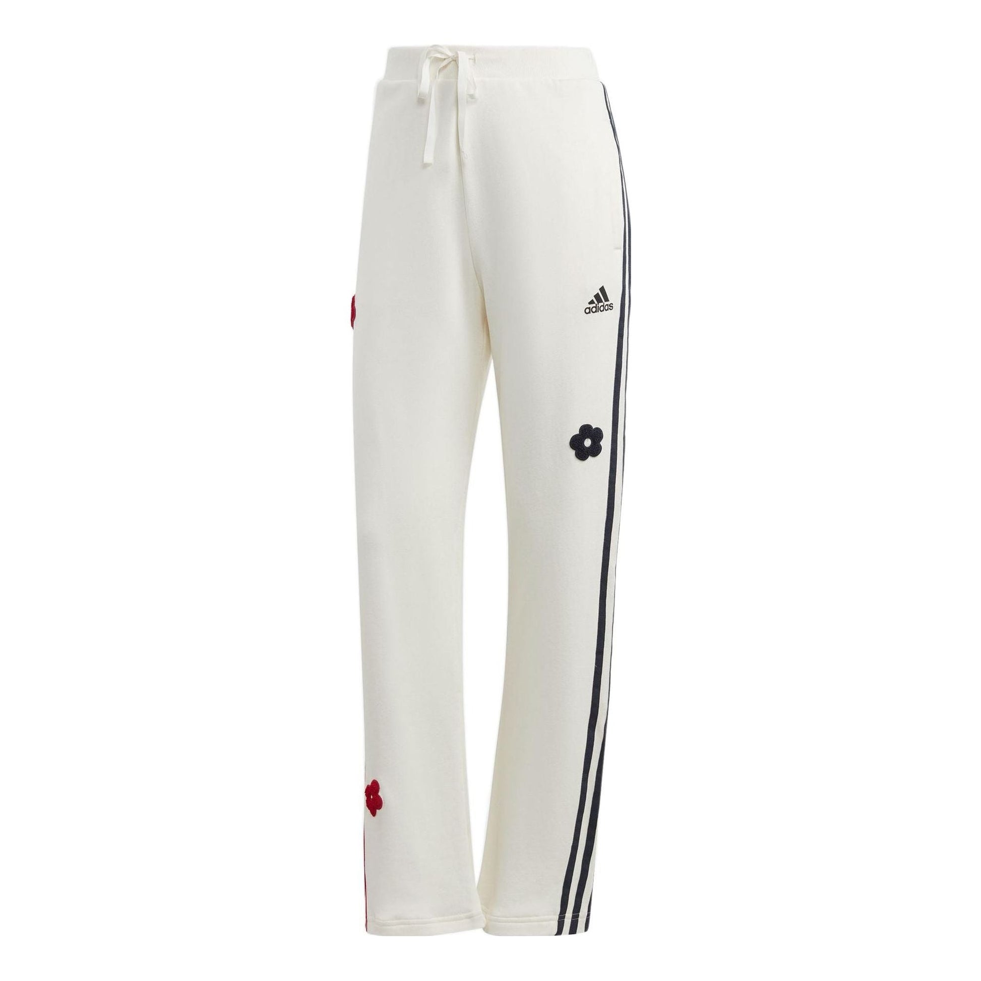 (WMNS) adidas 3-Stripes High Rise Joggers Asia Sizing 'White' IC8697