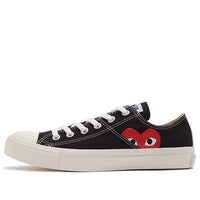 Converse x COMME des GARCONS PLAY Chuck 70 Low Half Logo 'Black Red' 1CL879
