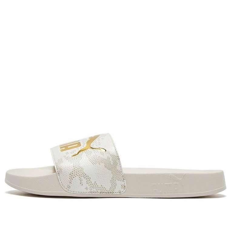 (WMNS) PUMA Leadcat Snake Lux Slide Sandal White 370693-02