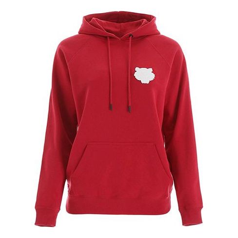 (WMNS) KENZO Cotton hooded Long Sleeves Hoodie Red F962SW762982-22
