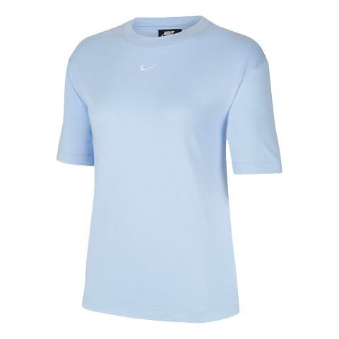 (WMNS) Nike ESSENTIAL Short Sleeve Blue DJ2789-431