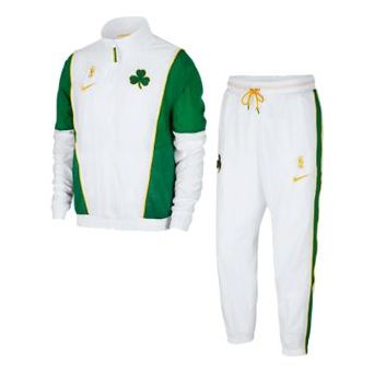 Nike NBA Boston Celtics Team Sports Suit Uniform White AH8809-100
