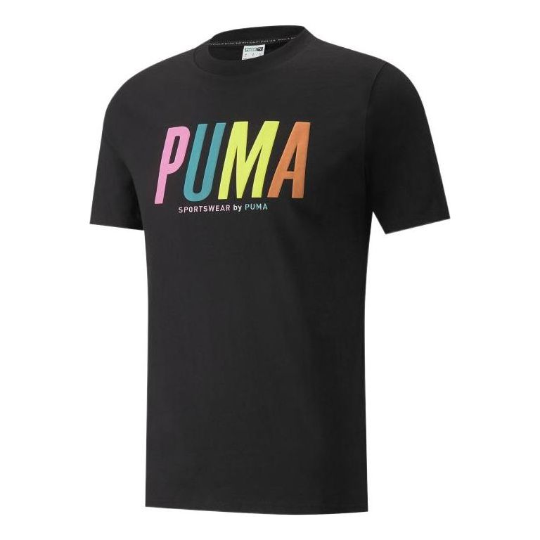 PUMA Sportswear Graphic Tee 'Black' 533623-01