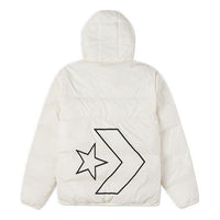 Converse Classic Casual Warm Hooded Down Jacket Asia Sizing 'White' 10023695-281