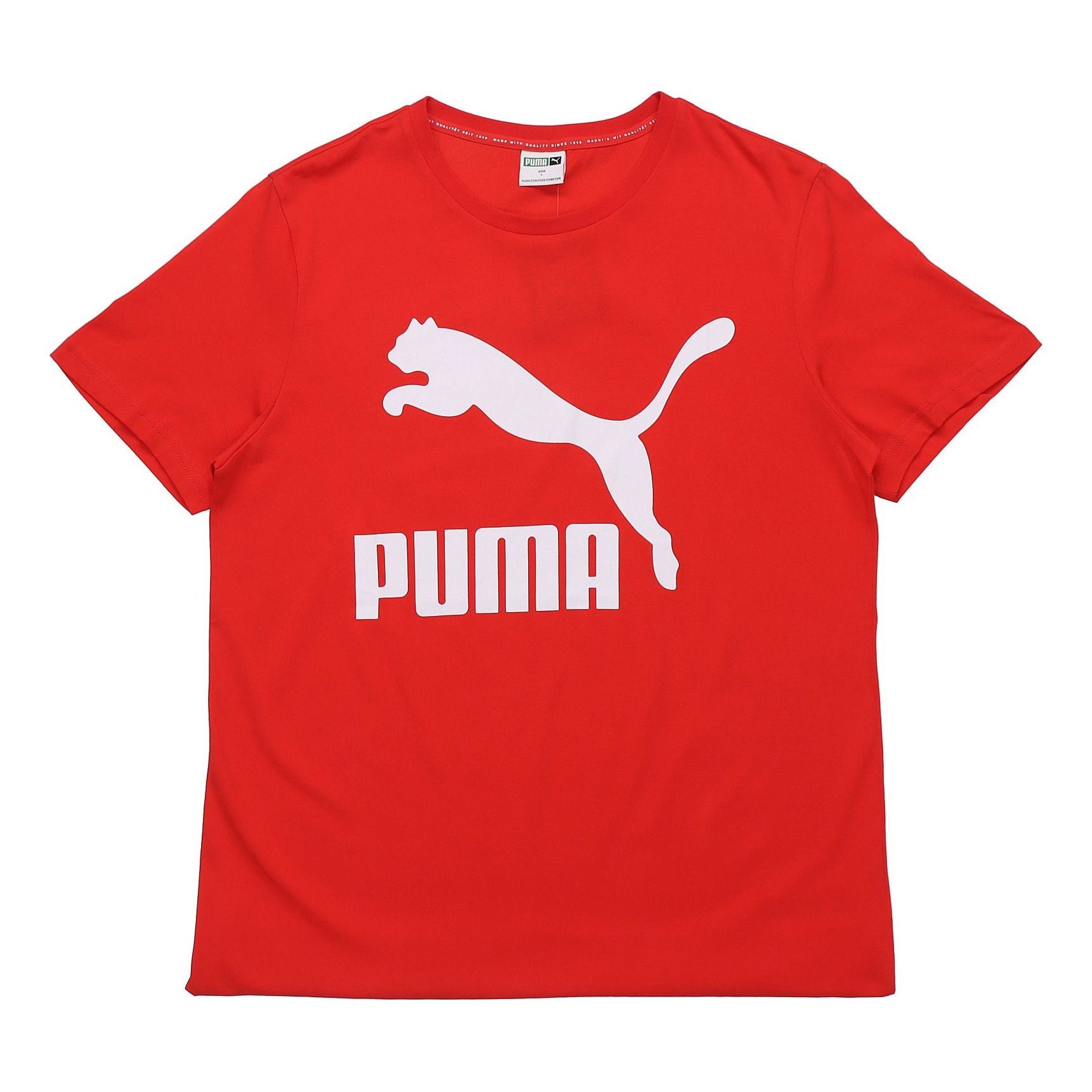 PUMA Classics Logo Short Sleeve TEE Red 596535-11