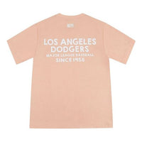 MLB LA Dodgers Los Angeles Dodgers Basic Printing Short Sleeve Unisex Yellow 31TS04031-07O