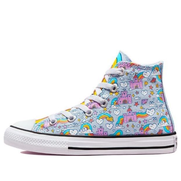 Converse Chuck Taylor All Star High-Top Sneakers K Blue/Pink 372943C