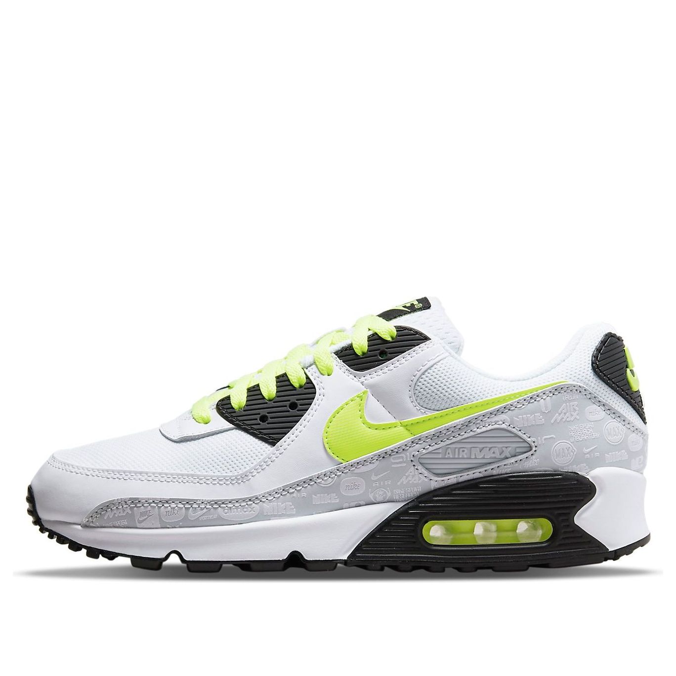 Nike Air Max 90 'Reflective Logo - White Volt' DB0625-100
