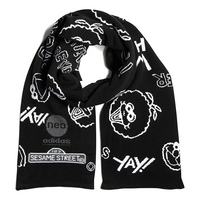 adidas Neo X Sesame Street Scarf 'Black White' HC7217