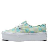(WMNS) Vans Authentic Pastel Picnic Stackform Shoes 'Green White' VN0A5KXXPP5