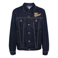 Off-White 90s Logo Skate Denim Jacket 'Raw Blue Gold' OMYE092S24DEN0014522