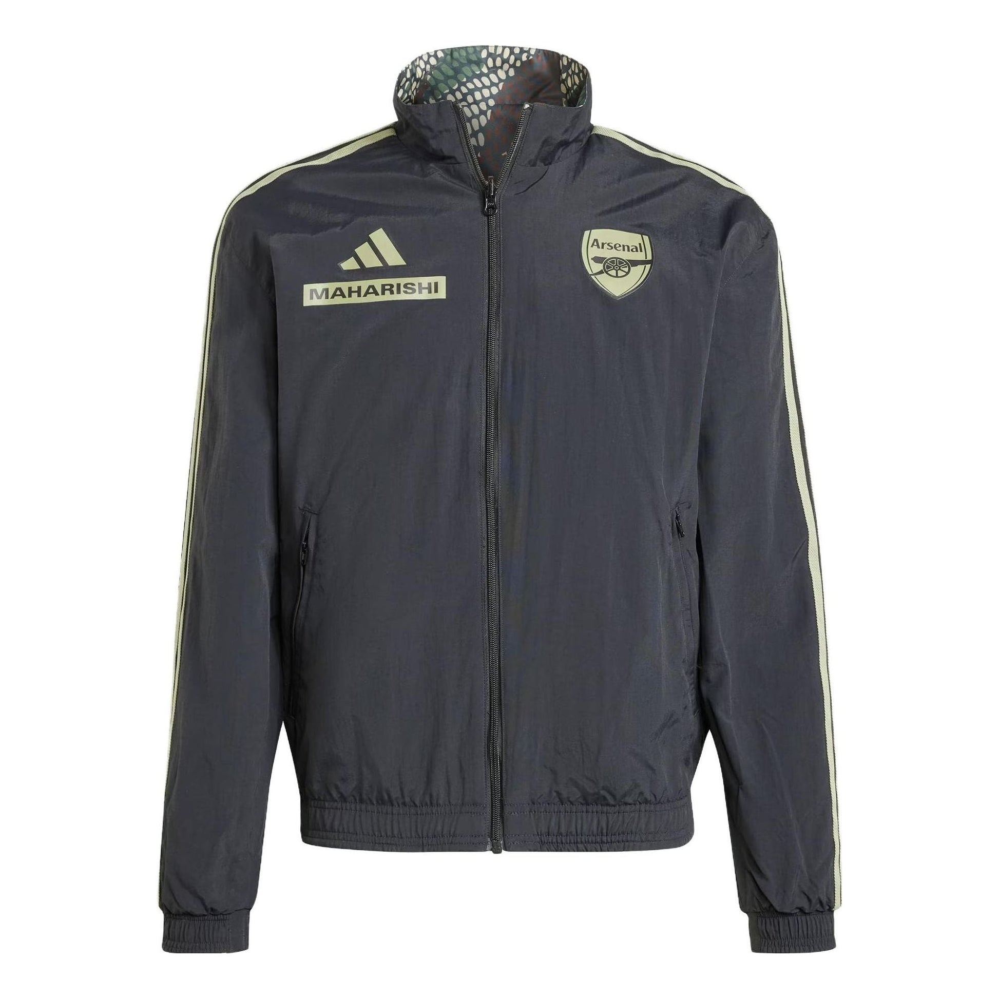 adidas Arsenal x Maharishi Anthem Jacket 'Black' IN4749
