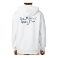 New Balance Sportswear Hoodie Asia Sizing 'White Blue' 5CD38131-IV