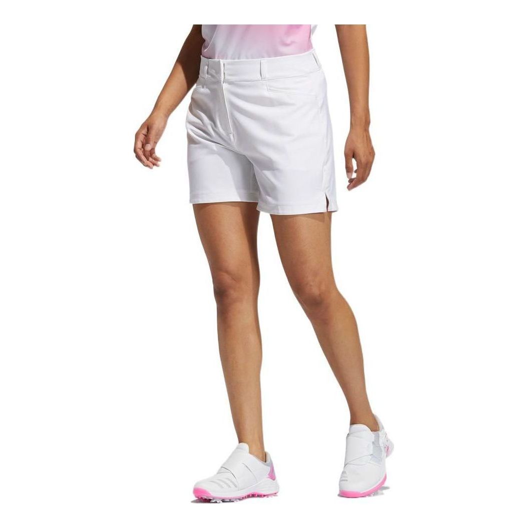 (WMNS) adidas Solid 5-Inch Golf Shorts Asia Sizing 'White' GK8495