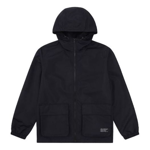 Men's Levis Big Pocket Casual Hooded Jacket Black 28277-0005