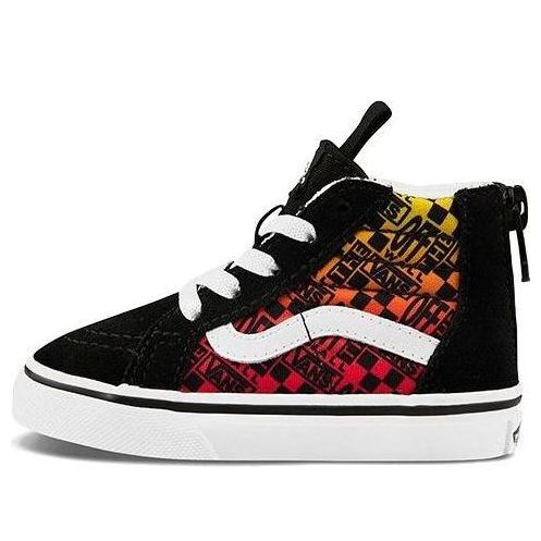 Vans SK8-Hi Zip Toddler Black/Red VN0A4BV12N5
