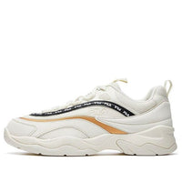 (WMNS) FILA Ray VNTG Running Shoes GS White/Black/Gold F62W031112FSW