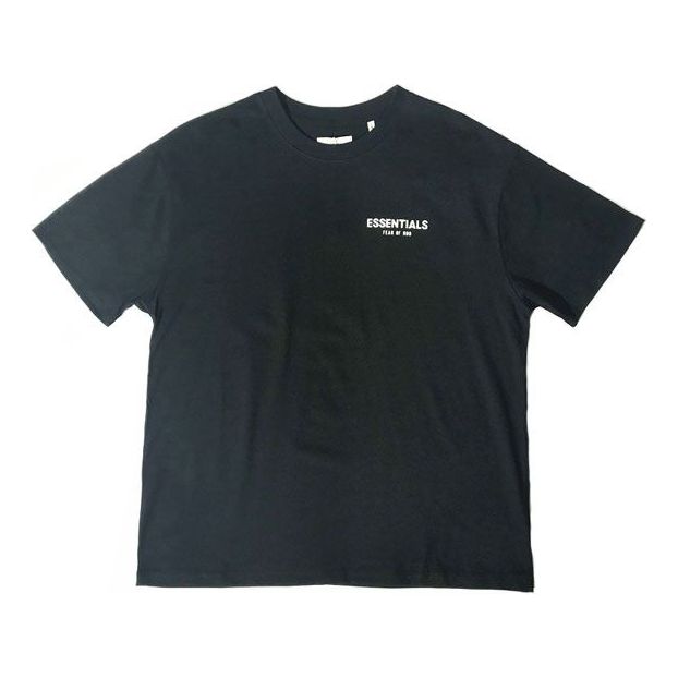 Fear of God Essentials Photo Tee Black limited Printing Short Sleeve Unisex FOG-FW18-87