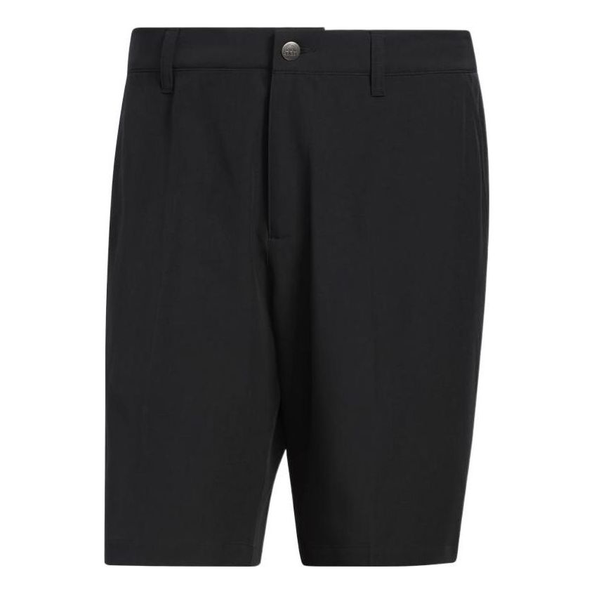 Men's adidas Logo Printing Straight Casual Solid Color Sports Shorts Black GL0154