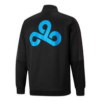 PUMA x CLOUD9 Crossover Contrasting Colors Logo Zipper Jacket Black 532385-01