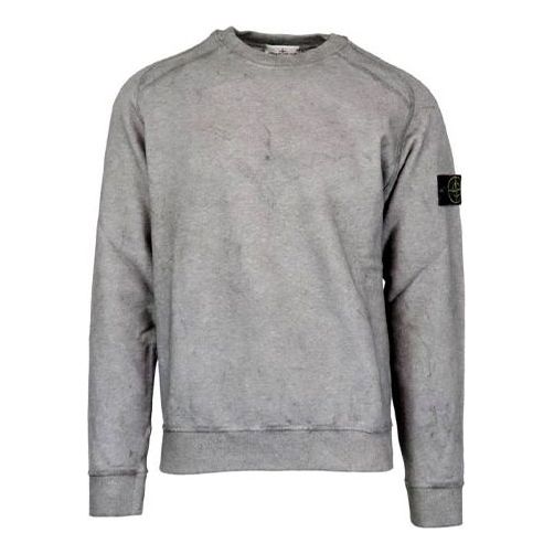 STONE ISLAND Dust Treated Crew Sweatshirt 'Grey' 731562290-V1M29