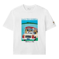 FILA x Pepe Shimada Crewneck Tee Men's White F11M123188F-WT