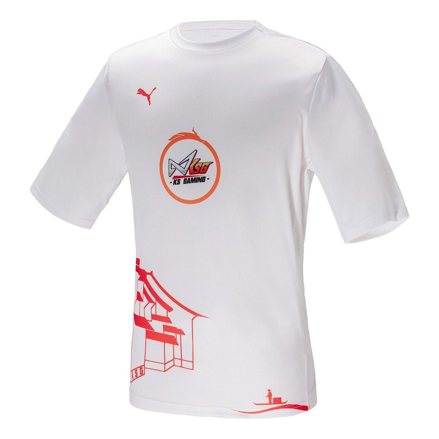 PUMA Logo T-Shirt 'White' 605762-08