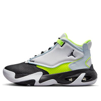 (GS) Air Jordan Max Aura 4 'Platinum Black Volt' DV3175-017