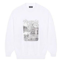 Balenciaga Venezia Print Sweater 'White' 652981TKV899094